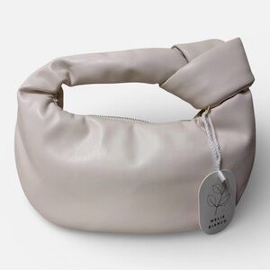 Melie Bianco Elegant Cream Shoulder Bag